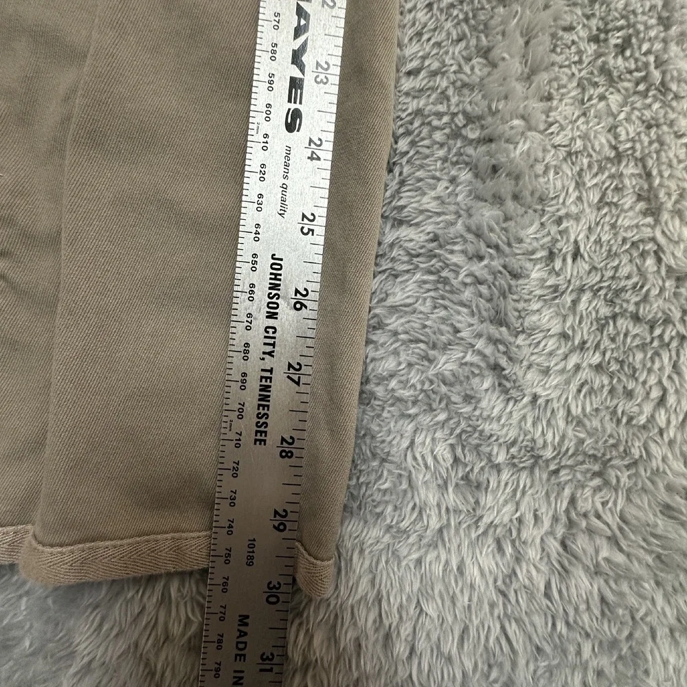 Gap Pants Kids Size 4 Khaki Stretch Adjustable Waist and Button Pant Hem Uniform